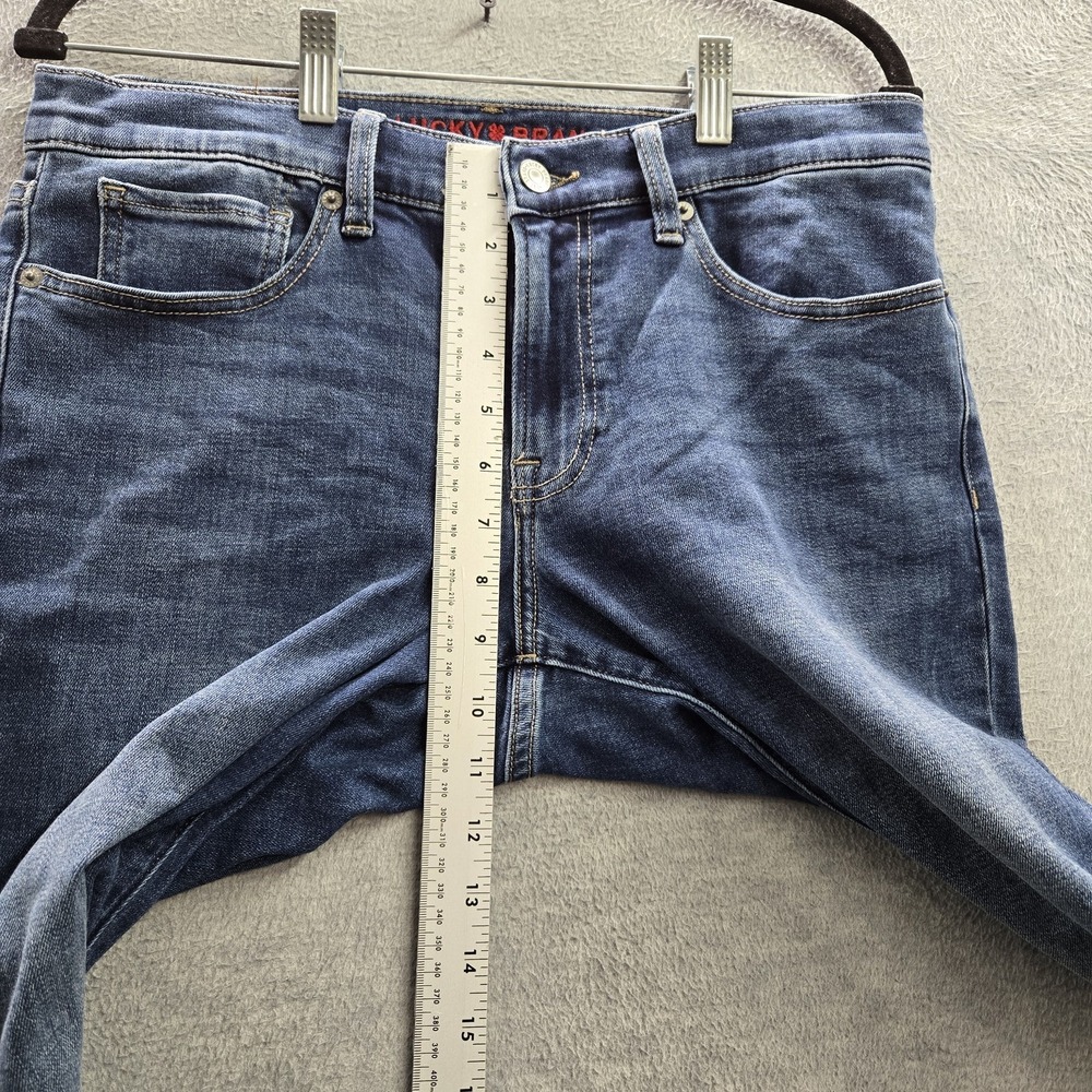 Lucky Brand Women Jeans 10/30A Blue Denim Bootcut 29.5" Inseam Raw Hem - Picture 7 of 12